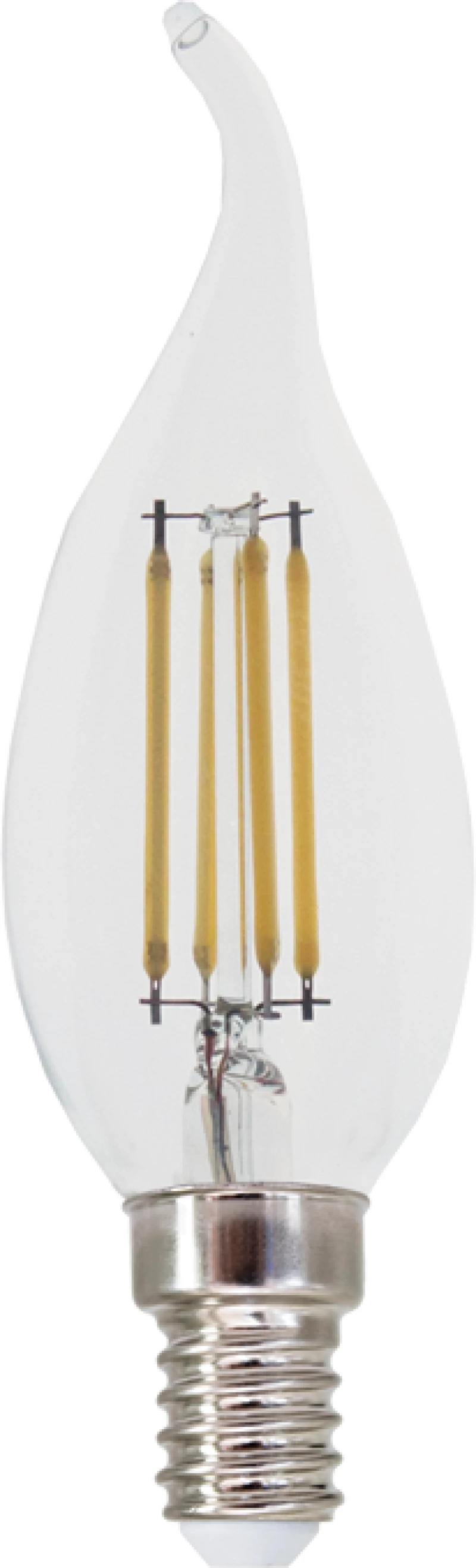 LED FILAMENT E14 DIM C35 WITH TIP 5W 2700K 230V AC 680LM RA80 ACA FLAM5WWTIPDIM