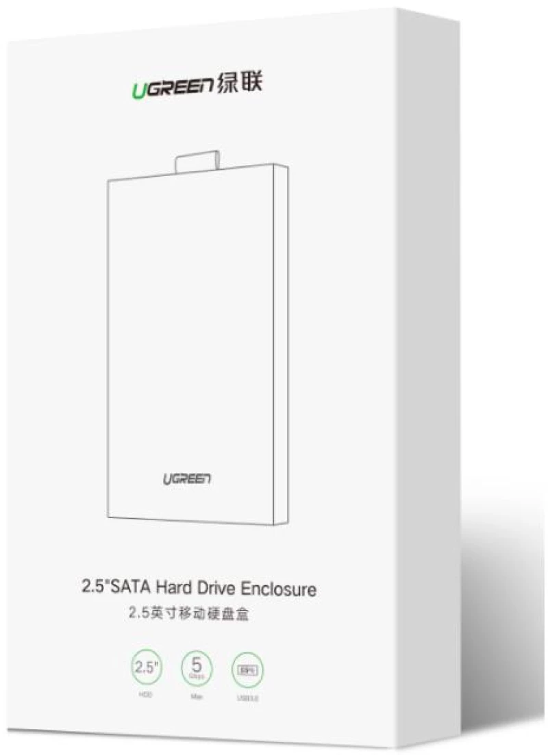 UGREEN Enclosure 2,5'' SATA USB 3.0 UGREEN CM237 60353 340166