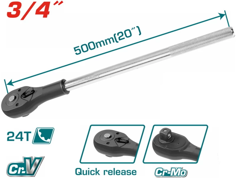 TOTAL ΕΠΑΓΓ. ΚΑΣΤΑΝΙΑ 3/4" / 24T (THT106346)