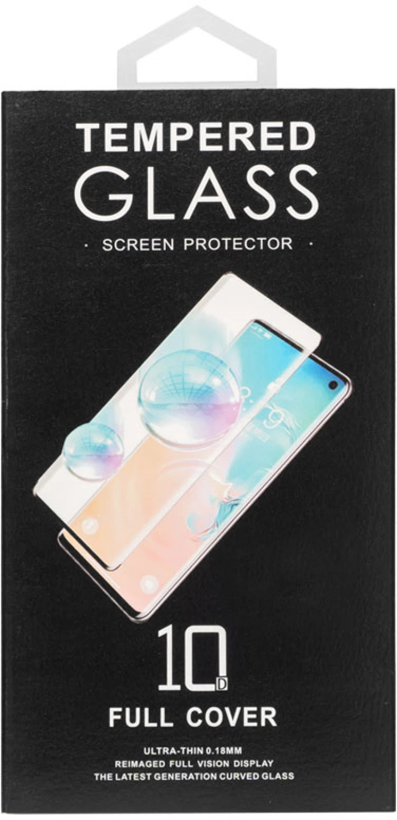Tempered glass DeTech, για iPhone 14 Pro, 3D Full Glue, 0.3mm, Μαυρο - 52705