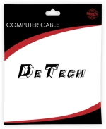 Fiber patch cable DeTech, SC-LC, UPC, Singlemode, Duplex, 10m, Yellow - 18329