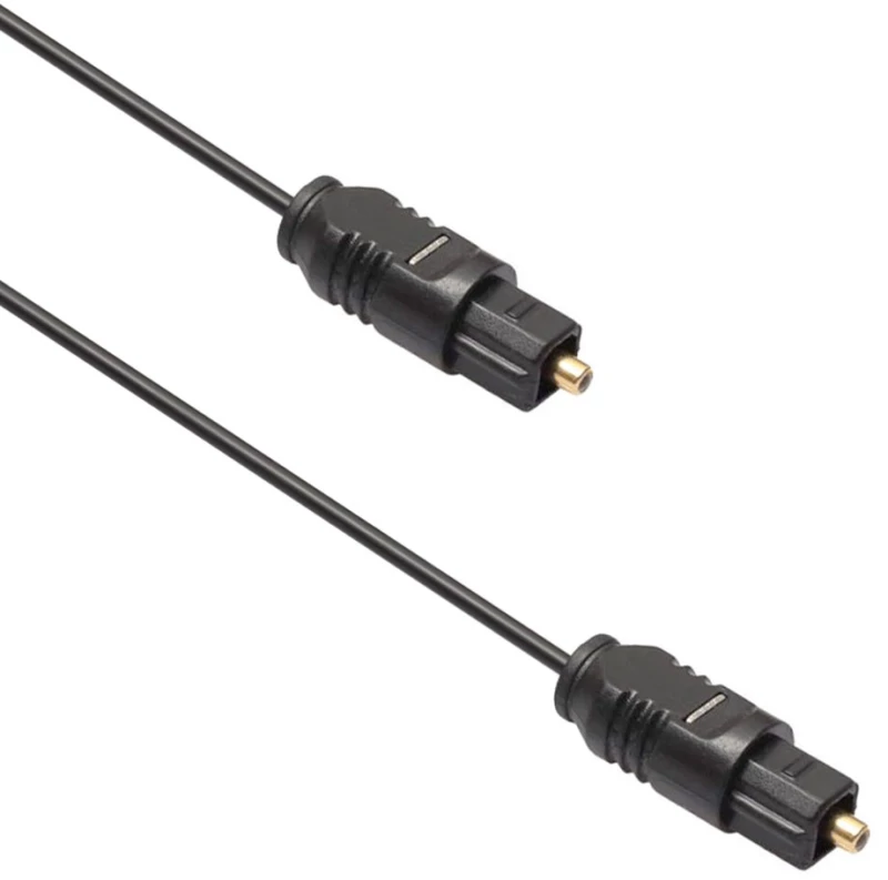 Optical audio cable DeTech, Toslink, 3.0m, Black - 18356