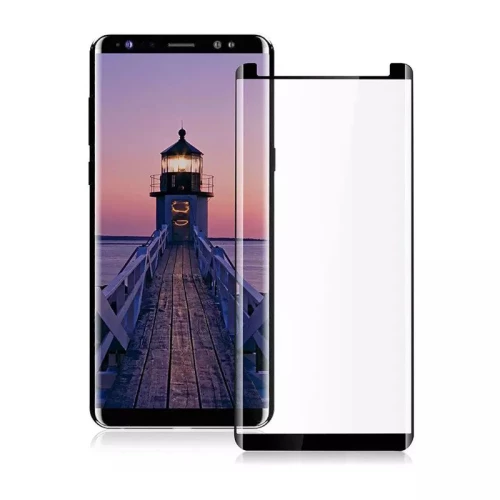 Tempered glass, No Brand, Για Samsung Galaxy S8 Plus, Full glue, 0.3mm, Μαυρο - 52426