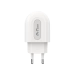 Φορτιστής δικτύου DeTech DE-28, 5V/2.4A, 220V, 1 x USB, λευκό - 14132