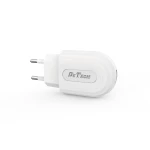 Φορτιστής δικτύου DeTech DE-28, 5V/2.4A, 220V, 1 x USB, λευκό - 14132