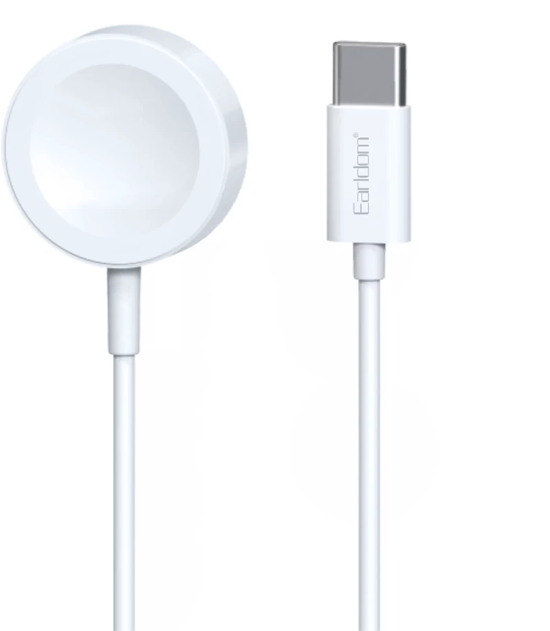 Wireless charging cable Earldom ET-WC22, For Apple Watch, 5V/0.35A, 1.0m, White - 40235