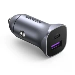 UGREEN Car Charger UGREEN CD130  30W PD+USB  QC3.0  Silver 40858 340328
