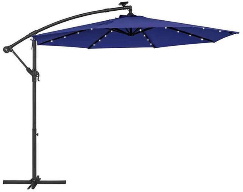 SONGMICS Ομπρέλα Κρεμαστή Στρογγυλή 180 g/m² Navy Blue (GPU118L01) (SNGGPU118L01)