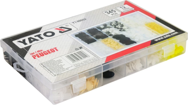 YATO ΚΛΙΠΣ ΑYT/ΤΟΥ PEUGEOT 345PCS YT-06653 20006653 ΤΕΜΑΧΙΟ