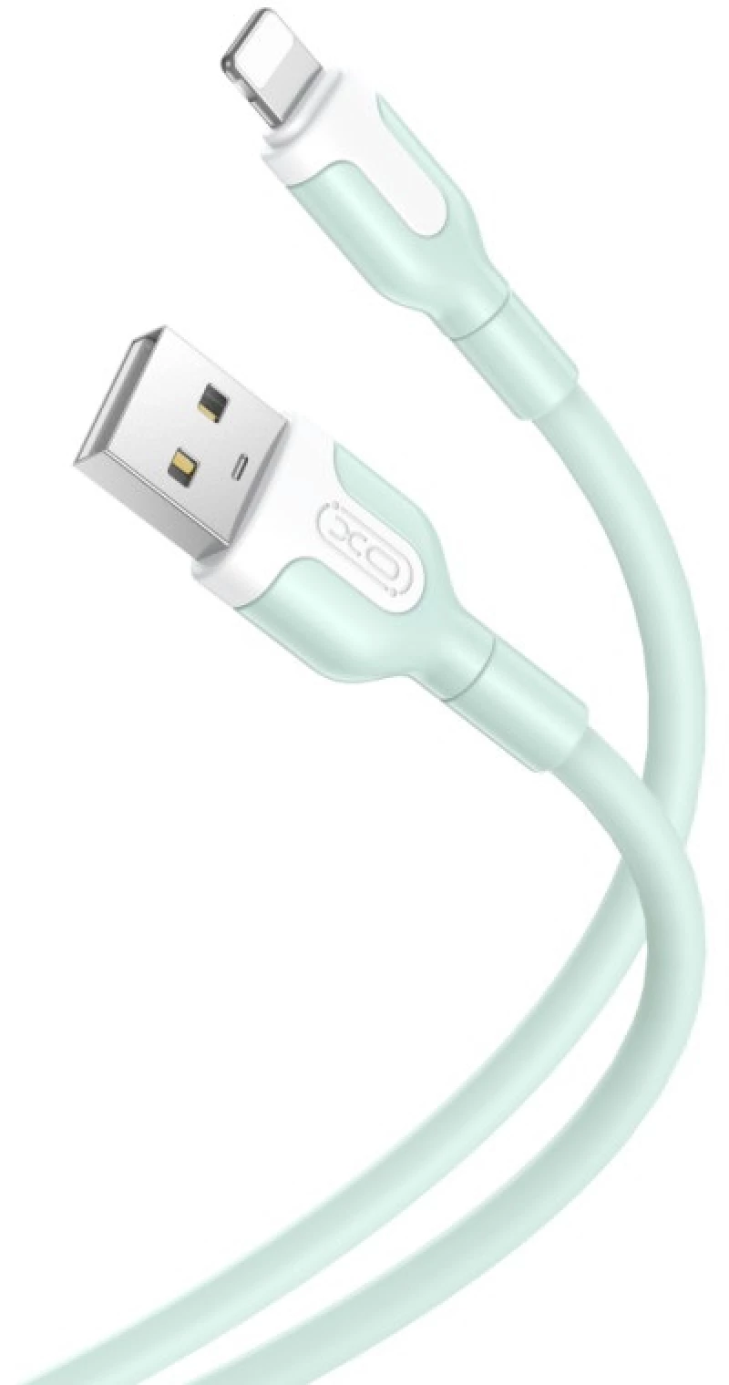 XO - cable NB212 USB - Lightning 1m 2,1A Green XO-NB212i-GN 52647