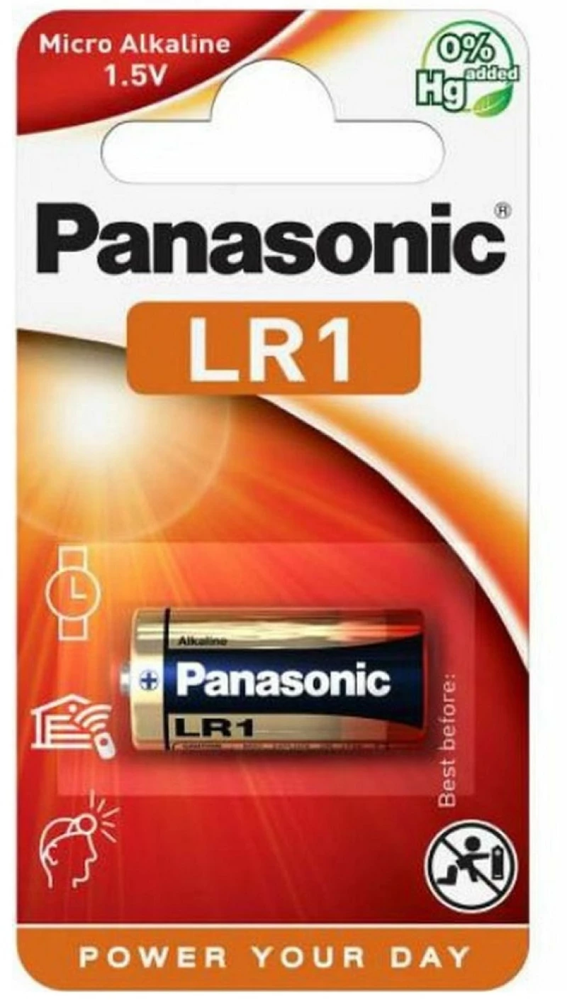 Panasonic Αλκαλική Μπαταρία N 1.5V 1τμχ PA-LR1 35360