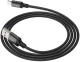 Hoco Cablu de Date USB-A la Lightning 2.4A, 2m - Hoco Times Speed (X14) - Black 6957531062882