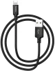 Hoco Cablu de Date USB-A la Lightning 2.4A, 2m - Hoco Times Speed (X14) - Black 6957531062882