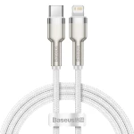 Baseus USB-C cable for Lightning Baseus Cafule, PD, 20W, 1m (white) 025081