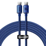 Baseus Baseus Crystal Shine cable USB-C to USB-C, 100W, 1.2m (blue) 030621