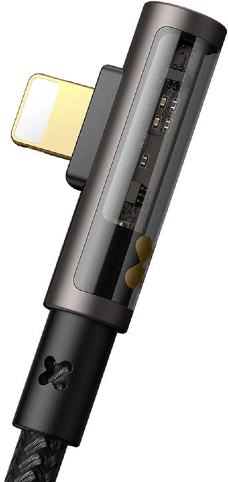 Mcdodo USB to lightning prism  90 degree cable Mcdodo CA-3510, 1.2m (black) 043883