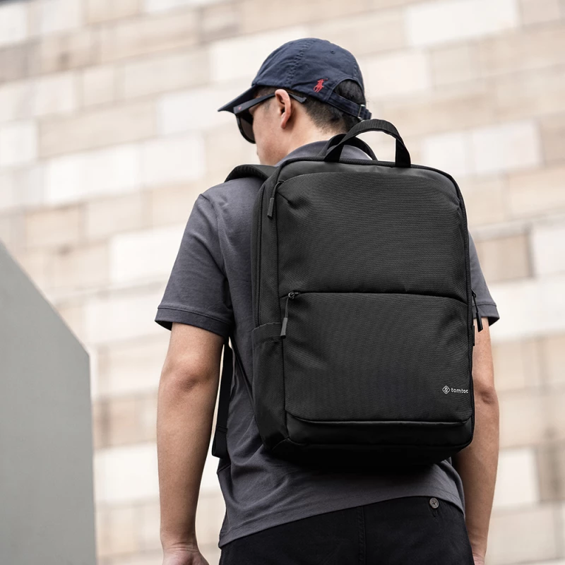 Tomtoc Tomtoc - Laptop Backpack Navigator (T71M1D1) - for Commuting and Travel, 20l, 15.6″ - Black 6971937061089