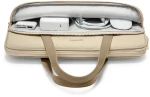 Tomtoc Tomtoc - Laptop Handbag (A11D3K1) - with 4 Compartment and Corner Armor, 14″ - Khaki 6971937064783
