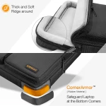 Tomtoc Tomtoc - Defender Laptop Briefcase (A42F2D1) - with Shoulder Strap and Small Card Pocket, 16″ - Black 6970412226593