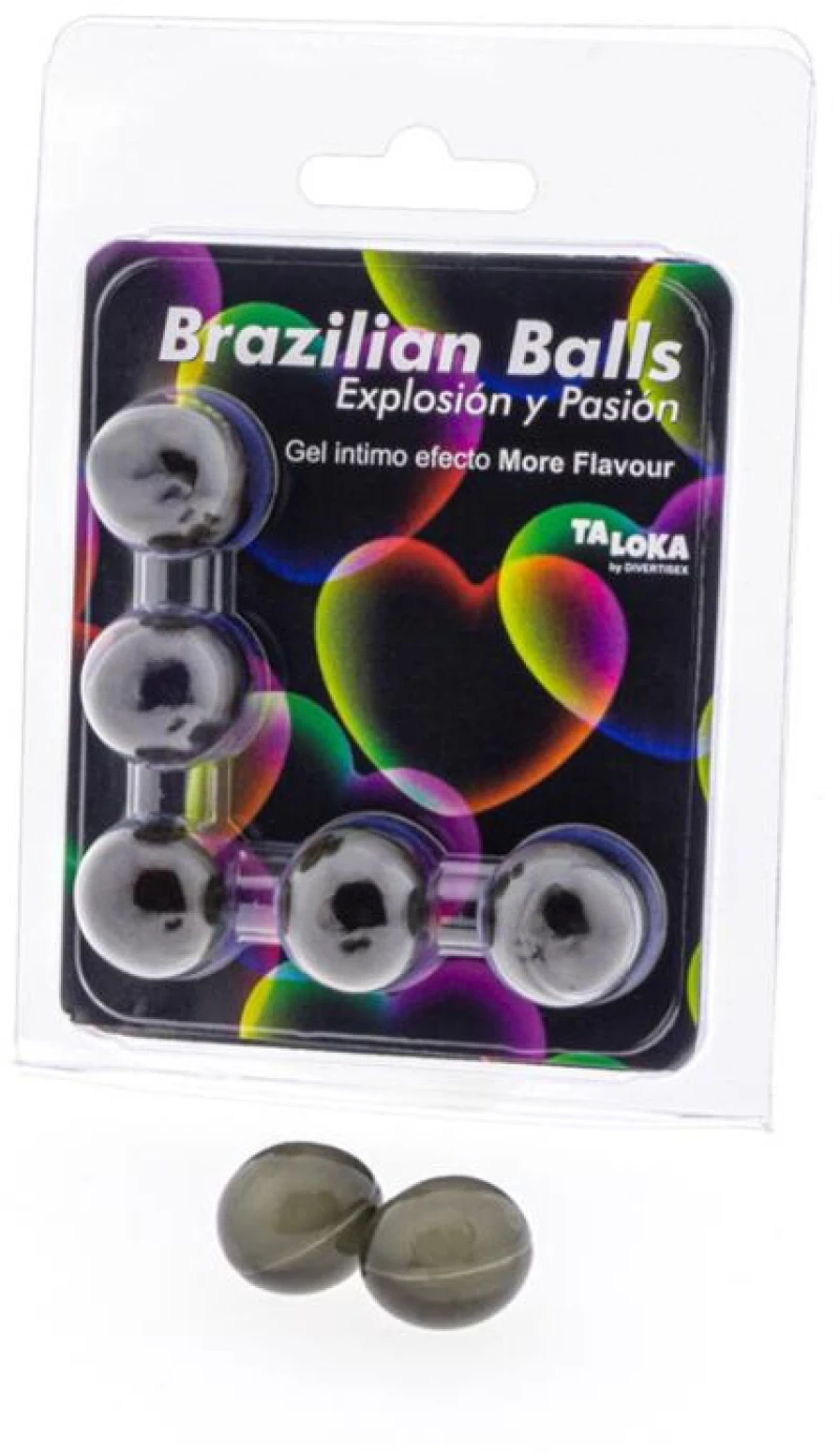 TALOKA - 5 BRAZILIAN BALLS MORE FLAVOUR EFFECT EXCITING GEL