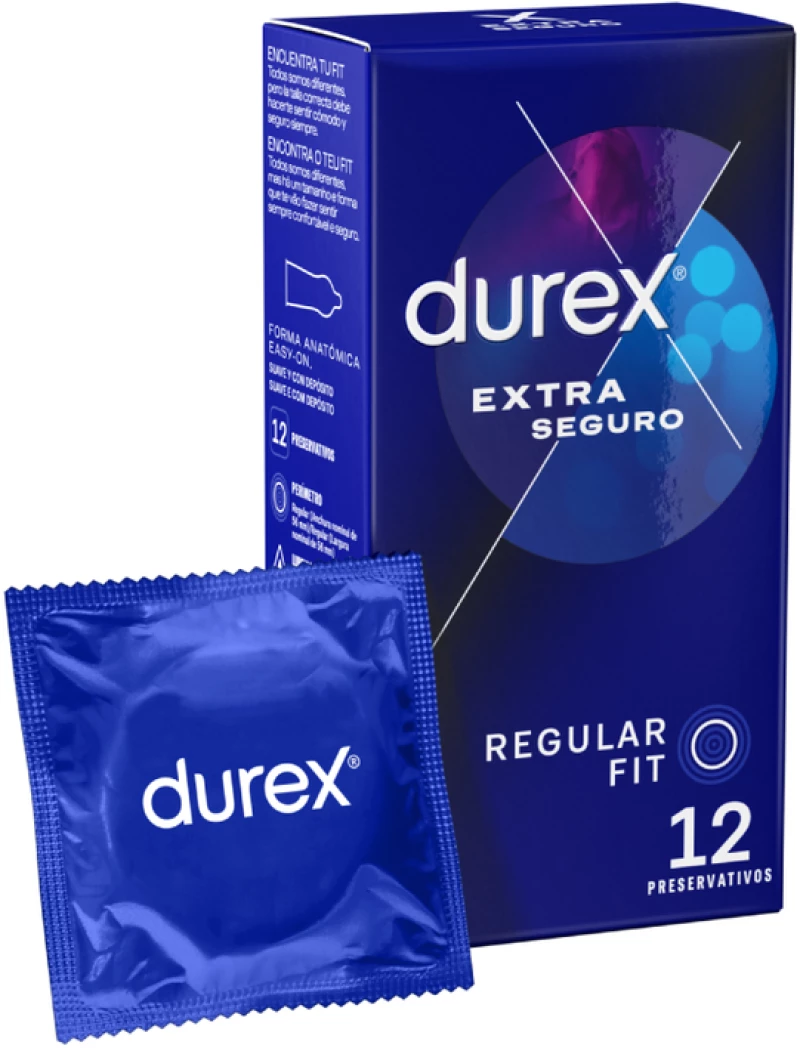 DUREX EXTRA SEGURO 12 UNITS