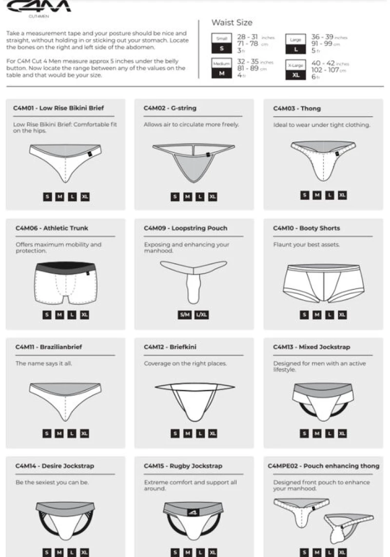 CUT4MEN - JOCKSTRAP RUGBY BLUE