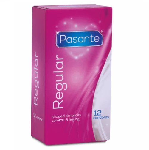 PASANTE REGULAR CONDOMS 12 PACK