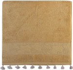 NEF-NEF  ΠΕΤΣΕΤΑ BAMB. LILIANA 30X50 YELLOW 100% BAMBAKI