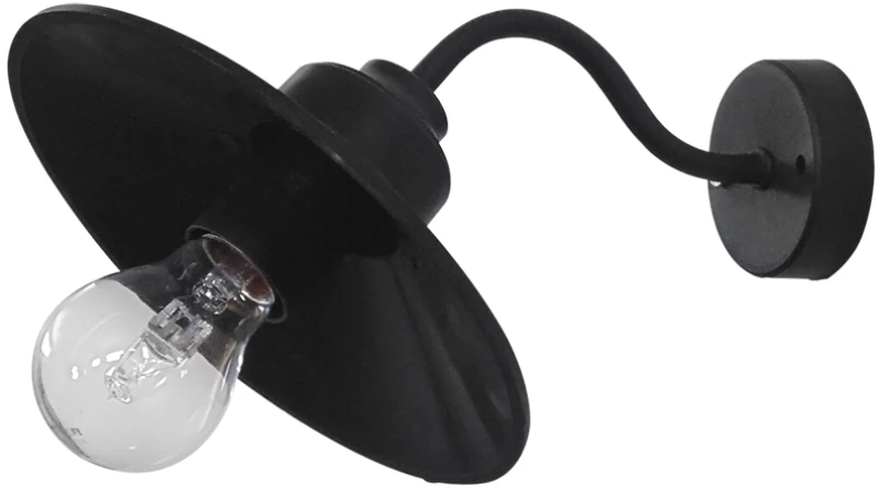Φωτιστικό τοίχου / απλίκα  AS-160AP 1L  BLACK Heronia 31-0581