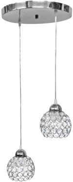 CHRIS 2L PENDEL NIKEL CRYSTAL Heronia 01-0298