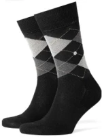 Burlington socks Manchester black grey