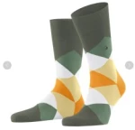 Burlington socks Clyde orange yellow green