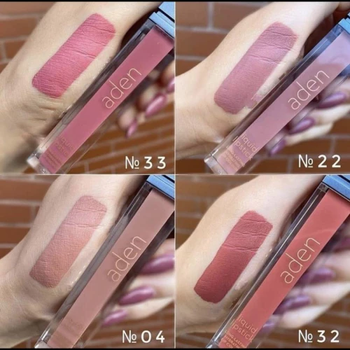 Aden Liquid Lipstick No.32 - Spice