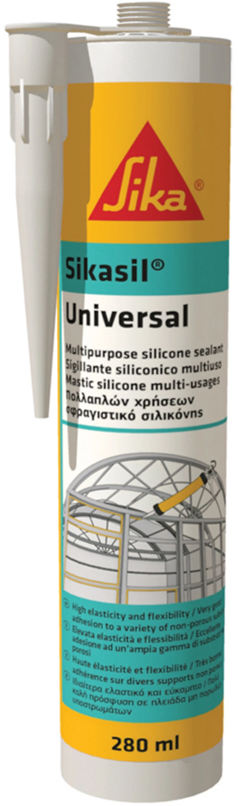 SIKA SIKASIL UNIVERSAL ΣΙΛΙΚΟΝΗ ΓΕΝΙΚΗΣ ΧΡΗΣΗΣ - ΚΑΦΕ-ΧΡΩΜΑ 449302 ΤΕΜΑΧΙΟ