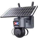 SECTEC smart ηλιακή κάμερα ST-558-6M-12X-4G-EU, προβολείς, 3MP, 4G, PTZ