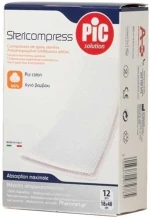 PiC Stericompress (18cmX40cm) (12 τμχ)