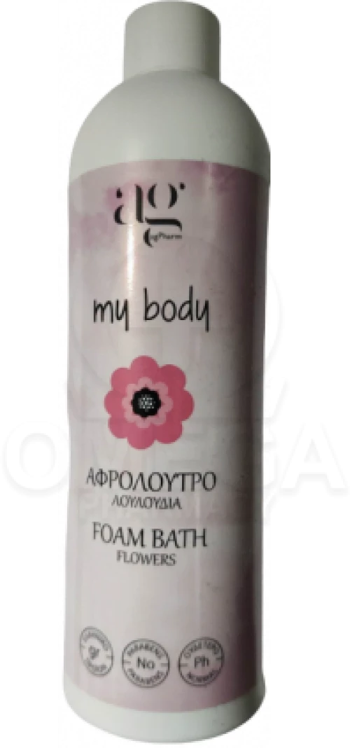 Ag Pharm Flowers Foam Bath Κρεμώδες Αφρόλουτρο με Άρωμα Λουλουδιών 300ml