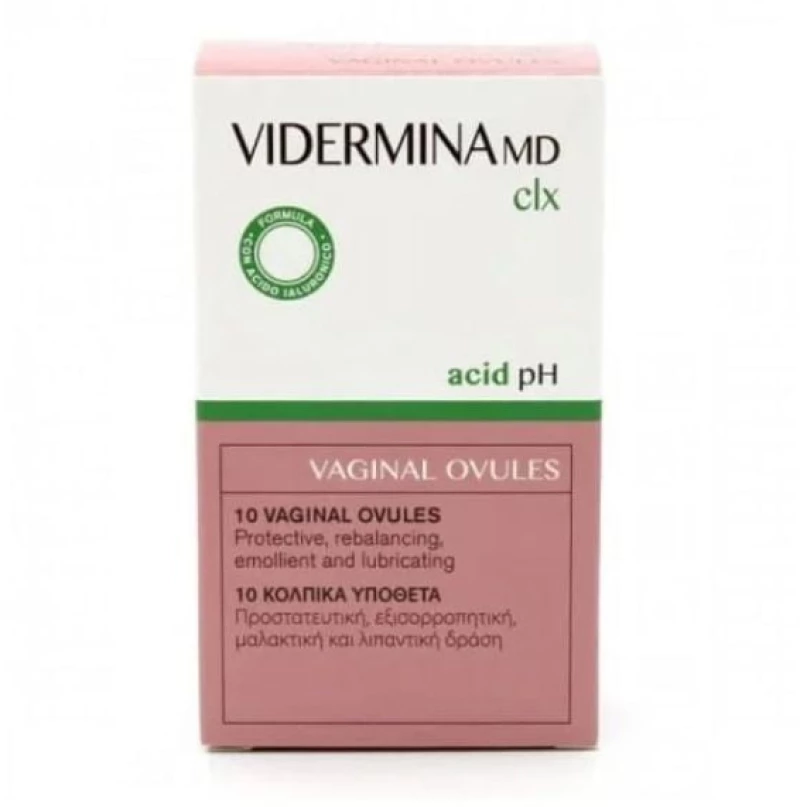 Epsilon Health Vidermina CLX Ovules Κολπικά Υπόθετα 10x3gr