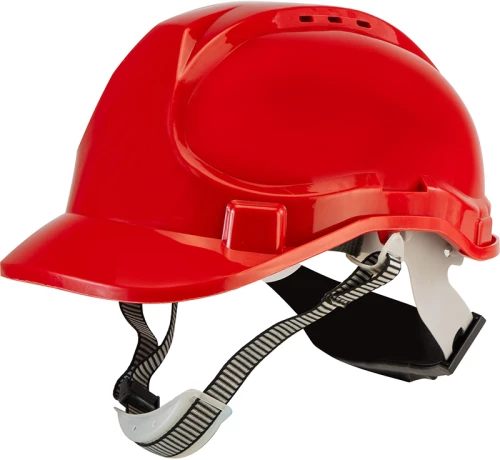 Bormann pro Bpp2434 Κρανος Προστασιας abs Κοκκινο, Αεριζομενο, με Υφασματινους Ιμαντες 6 Θεσεων 051688