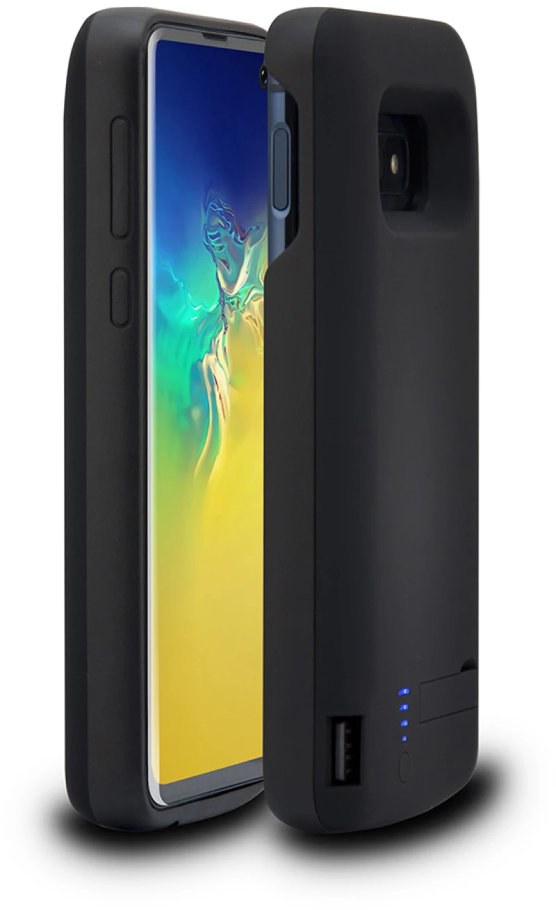Techsuit Husa pentru Samsung Galaxy S10e cu Baterie de 5000mAh - Techsuit Power Pro - Black 5949419051584