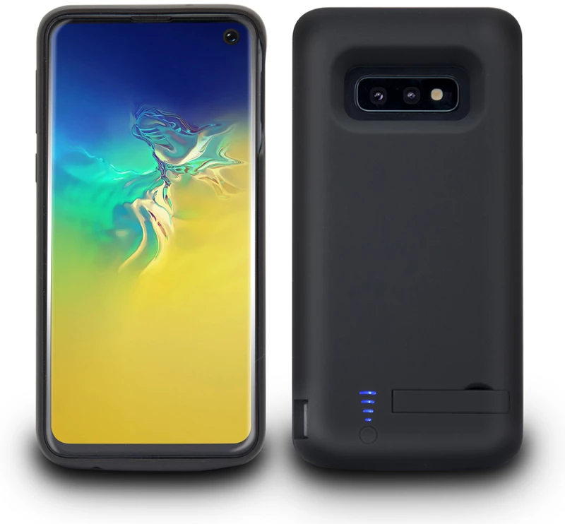 Techsuit Husa pentru Samsung Galaxy S10e cu Baterie de 5000mAh - Techsuit Power Pro - Black 5949419051584
