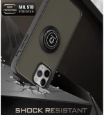 Techsuit Husa pentru Samsung Galaxy S23 Plus - Techsuit Glinth - Black 5949419009820