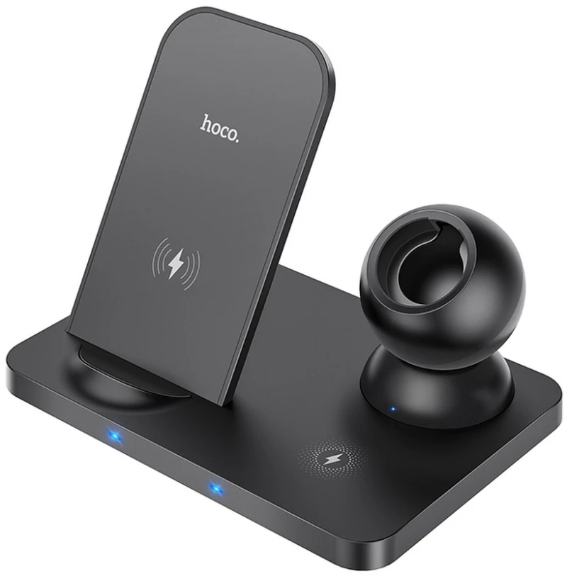 Hoco Statie de Incarcare Wireless 15W - Hoco (CW33 Ultra-Charge) - Black 6931474746825