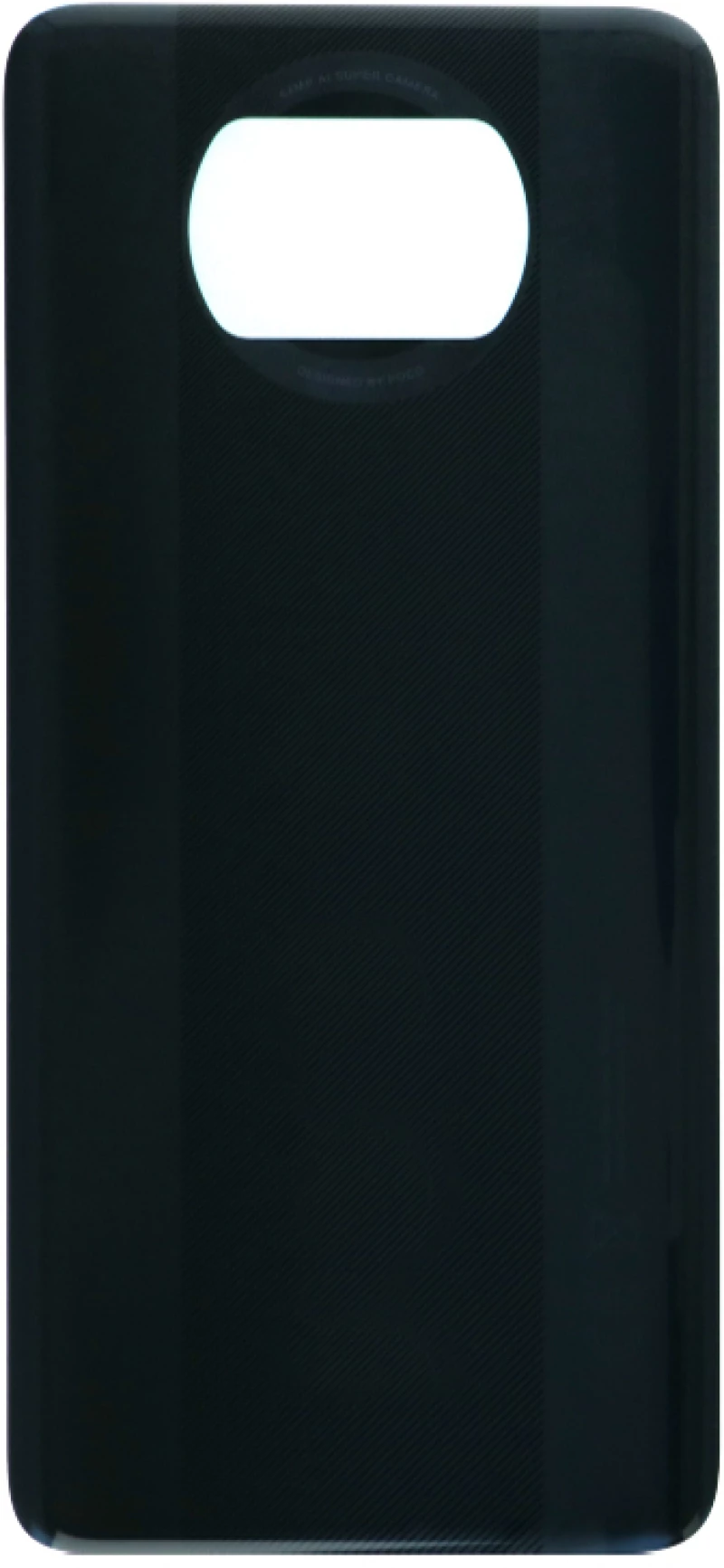 XIAOMI Poco X3 - Battery cover + Adhesive Black Original SP69637BK-1 20066