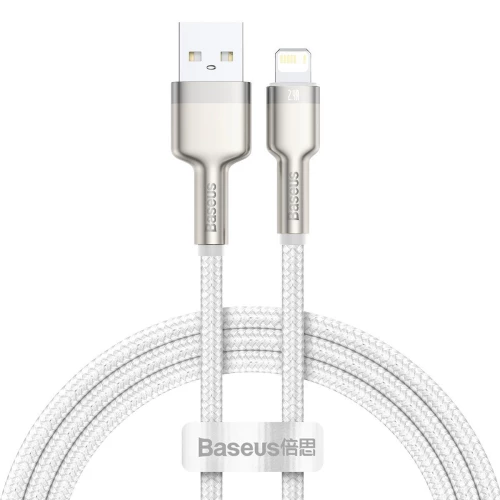 Baseus USB cable for Lightning Baseus Cafule, 2.4A, 1m (white) 025089