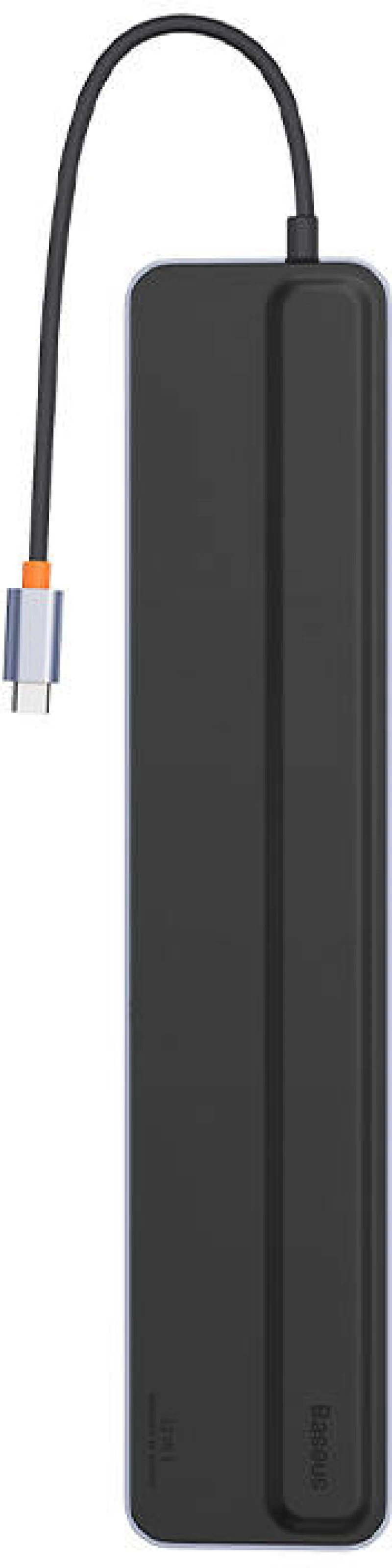 Baseus Hub 12w1 Baseus EliteJoy Gen2 series USB-C do 2xHDMI+ 3xUSB 3.0+ PD+ DP+ SD/TF+ RJ45+Type-C+ 3.5mm (dark grey) 044442