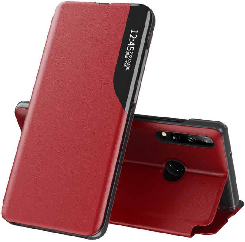 Techsuit Husa pentru Huawei P30 Lite / P30 Lite New Edition - Techsuit eFold Series - Red 5949419046382