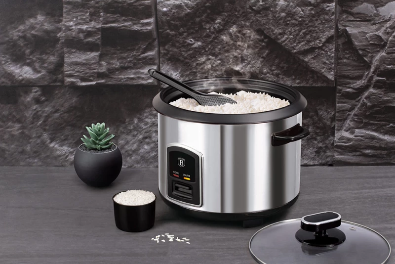 Berlinger Haus Berlinger Haus Βραστήρας Ρυζιού 700w 1.8lit Black Silver Collection BH-9273