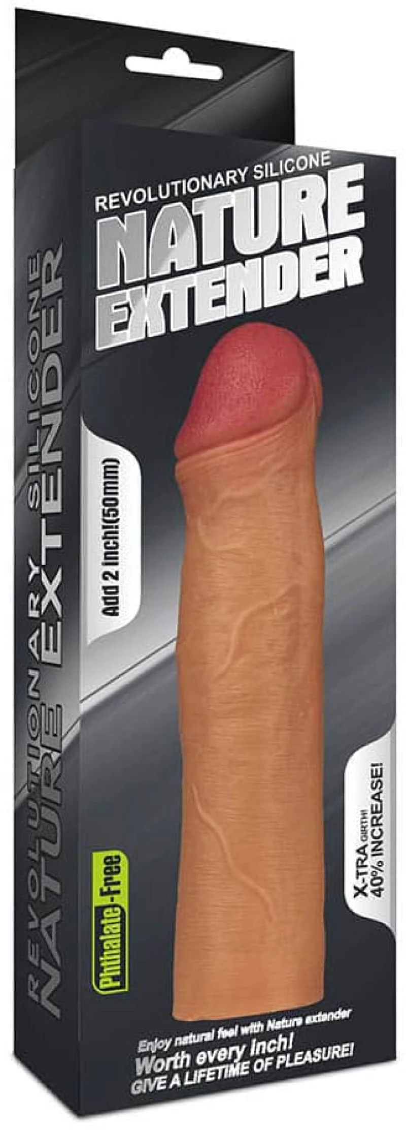 Revolutionary Silicone Nature Extender 17,5cm