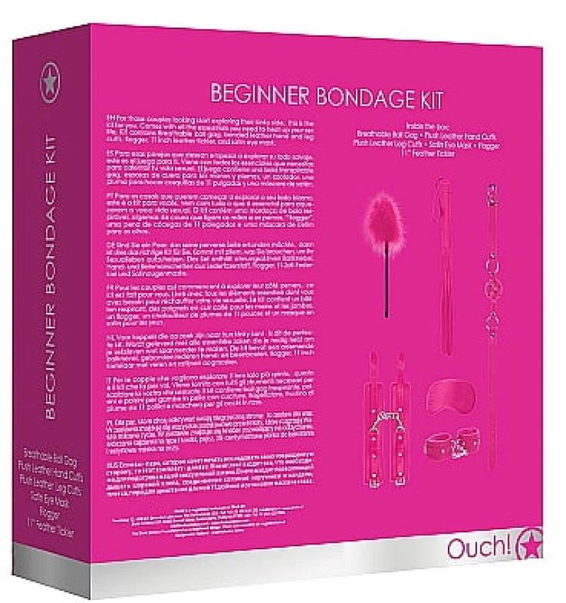 Beginners Bondage Kit - Pink - Ouch